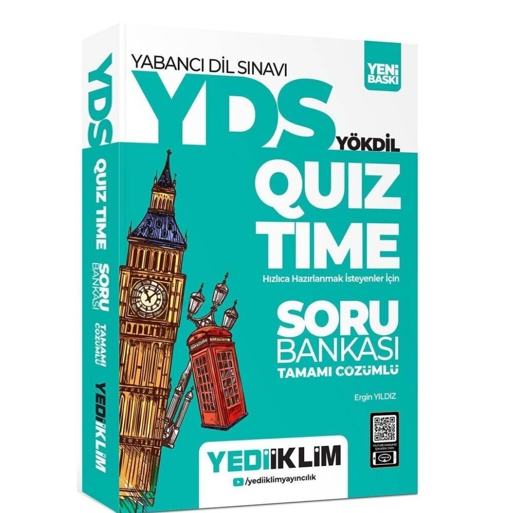Yediiklim Yayınları YDSYÖKDİL Quiz Time Tamamı Çözümlü Soru Bankası
